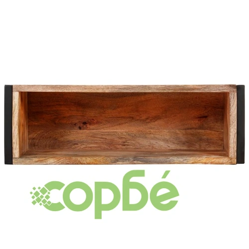 Плантер, 60x20x68 см, грубо мангово дърво ➤ топ цена ➤ sorbe.bg