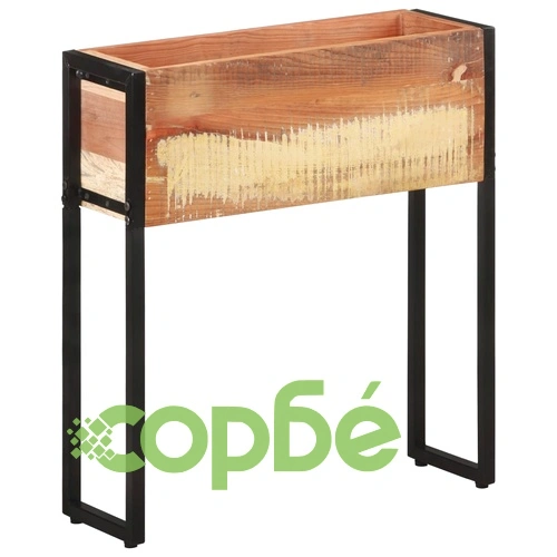 Плантер, 60x20x68 см, регенерирано дърво масив на топ цена от sorbe.bg Плантер, 60x20x68 см, регенерирано дърво масив ➤ топ цена ➤ sorbe.bg