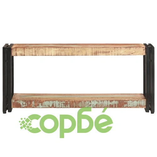 ТВ шкаф, 90x30x40 cм, регенерирано дърво масив ➤ топ цена ➤ sorbe.bg