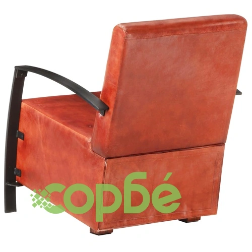 Фотьойл, кафяв, естествена кожа ➤ топ цена ➤ sorbe.bg