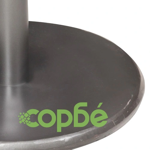 Бар табуретки, 2 бр, състарено кафяво, естествена кожа ➤ топ цена ➤ sorbe.bg