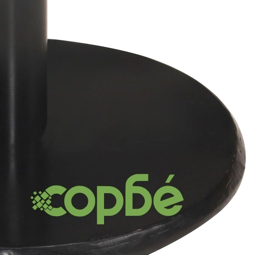 Бар табуретки, 2 бр, състарено сиво, естествена кожа ➤ топ цена ➤ sorbe.bg