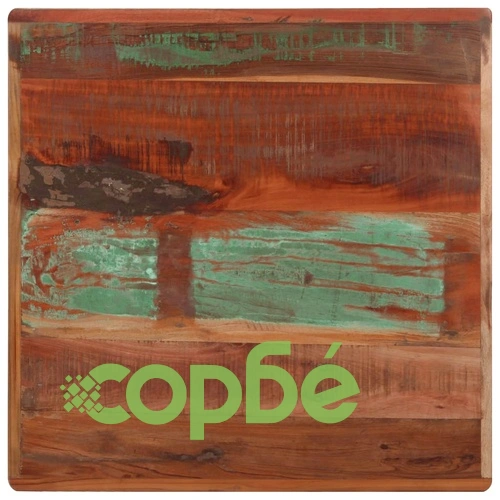 Бистро маса, 60x60x76 см, регенерирано дърво масив   ➤ топ цена ➤ sorbe.bg