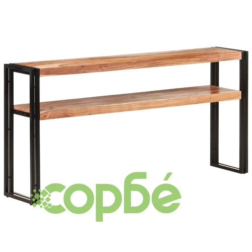 Конзолна маса, 150x30x75 cм, акация масив ➤ топ цена ➤ sorbe.bg