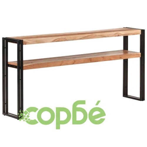 Конзолна маса, 150x30x75 cм, акация масив ➤ топ цена ➤ sorbe.bg