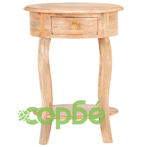 Странична маса, 37x37x61 см, мангово дърво масив ➤ топ цена ➤ sorbe.bg