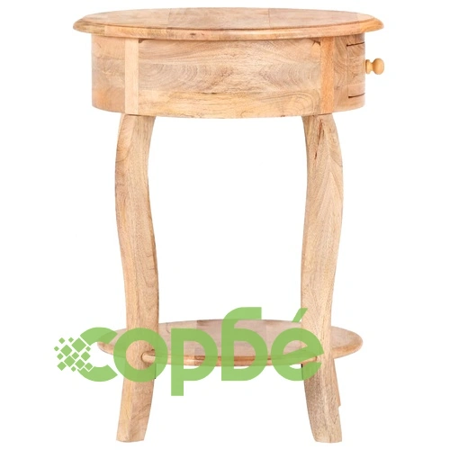 Странична маса, 37x37x61 см, мангово дърво масив ➤ топ цена ➤ sorbe.bg