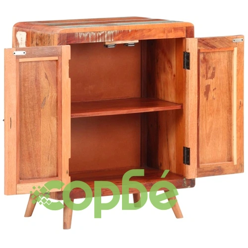 Бюфет, 60x35x76 см, регенерирано дърво масив ➤ топ цена ➤ sorbe.bg