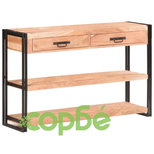 Бюфет, 120x30x75 см, акациево дърво масив ➤ топ цена ➤ sorbe.bg