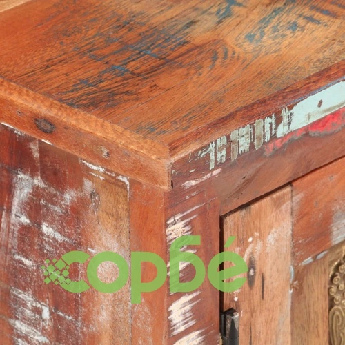 Шкаф с облицовка Буда, 60x35x75 см, регенерирано дърво масив ➤ топ цена ➤ sorbe.bg