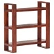 Библиотека, меденокафява, 84x30x90 см, акация масив 