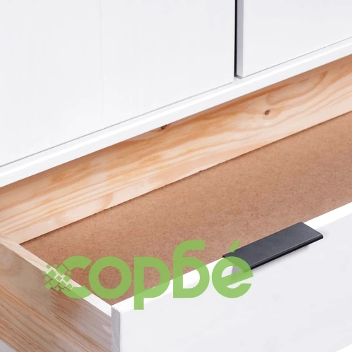 Гардероб New York Range, бял, борово дърво масив ➤ топ цена ➤ sorbe.bg