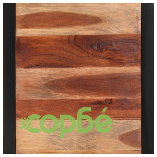 Трапезна маса, 60x60x75 cм, акациево дърво масив ➤ топ цена ➤ sorbe.bg