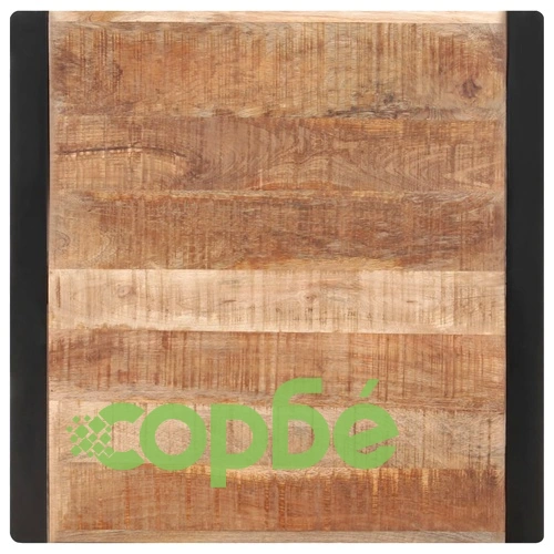 Трапезна маса, 70x70x75 cм, грубо мангово дърво масив ➤ топ цена ➤ sorbe.bg