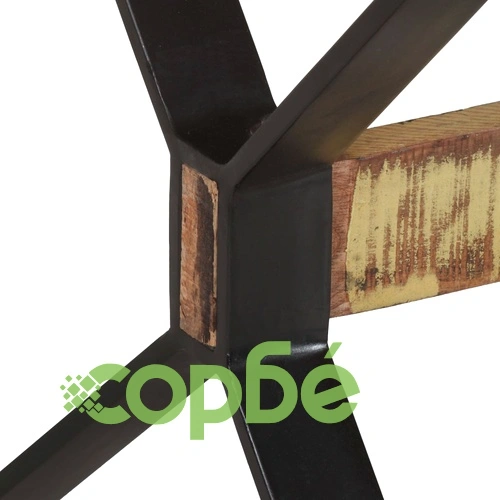 Трапезна маса, 160x80x76 см, регенерирано дърво масив ➤ топ цена ➤ sorbe.bg