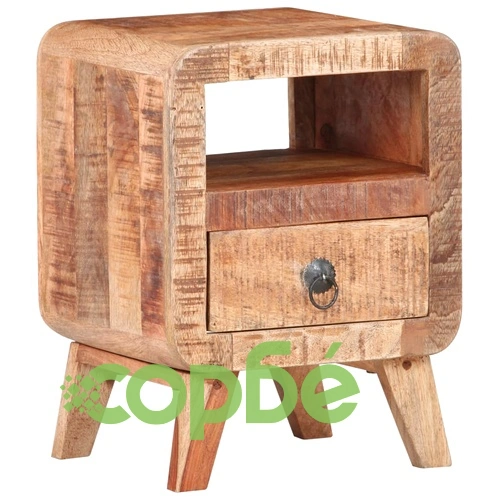 Нощно шкафче 30x30x41 см грубо мангово дърво ➤ топ цена ➤ sorbe.bg