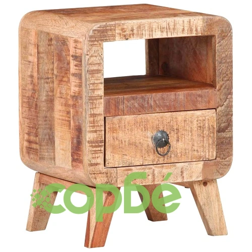 Нощно шкафче 30x30x41 см грубо мангово дърво ➤ топ цена ➤ sorbe.bg