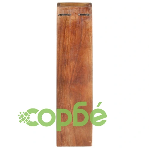 Стойка за вино за 5 бутилки, регенерирана дървесина масив ➤ топ цена ➤ sorbe.bg