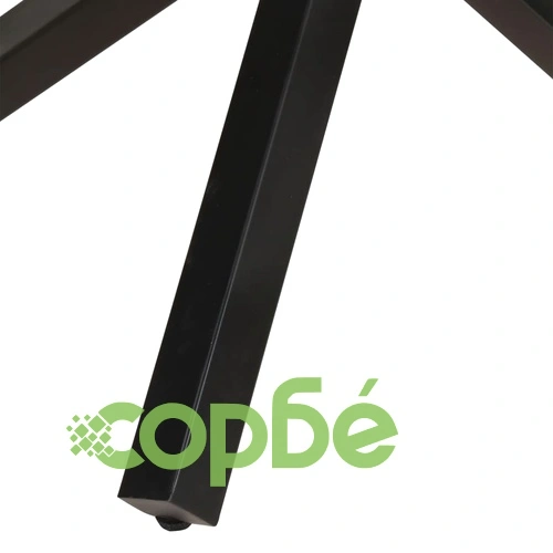 Трапезна маса, кръгла, 100x100x75 cм, регенерирано дърво масив ➤ топ цена ➤ sorbe.bg