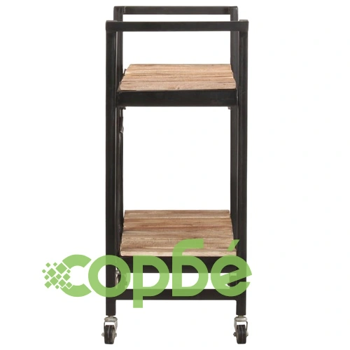 Кухненска количка, 87x36x81 см, мангово дърво масив ➤ топ цена ➤ sorbe.bg