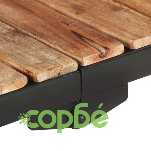 Кухненска количка, 87x36x81 см, мангово дърво масив ➤ топ цена ➤ sorbe.bg