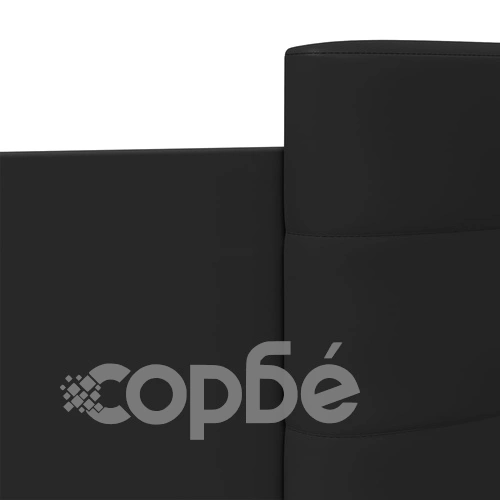Рамка за легло с табла и LED осветление, черна, 90x200 см ➤ топ цена ➤ sorbe.bg
