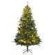 Изкуствена коледна елха с шарнири 300 LED 240 см