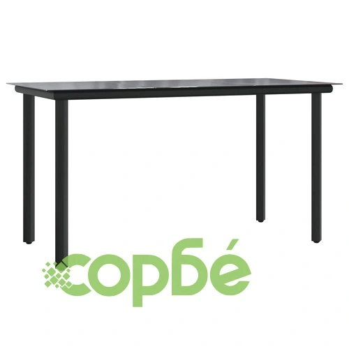 Градински трапезен комплект 9 части с възглавници сив полиратан ➤ топ цена ➤ sorbe.bg