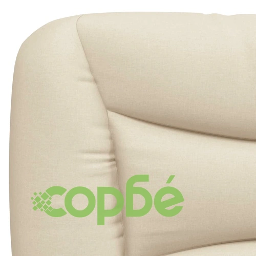 Рамка за легло с LED без матрак Cream 80x200 cm Fabric ➤ топ цена ➤ sorbe.bg