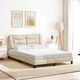 Рамка за легло с LED без матрак Cream 140x190 cm Fabric