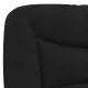 Рамка за легло с LED осветление, черна, 160x200 см, плат