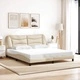 Рамка за легло с LED без матрак Cream 180x200 cm Fabric