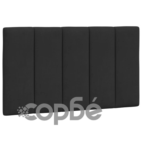 Рамка за легло с LED осветление, черна, 90x200 см, кадифе ➤ топ цена ➤ sorbe.bg