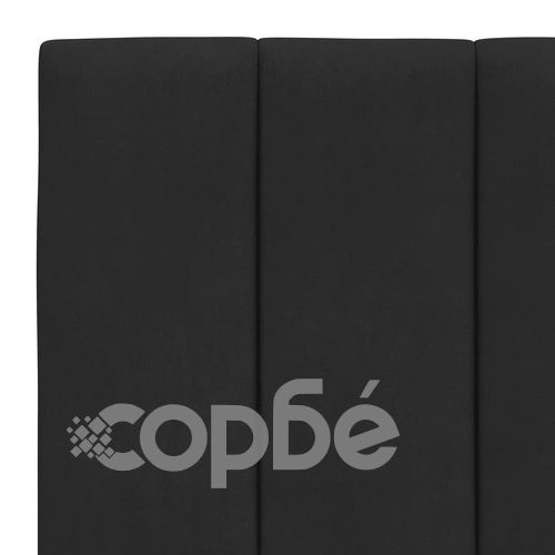 Рамка за легло с LED осветление, черна, 90x200 см, кадифе ➤ топ цена ➤ sorbe.bg