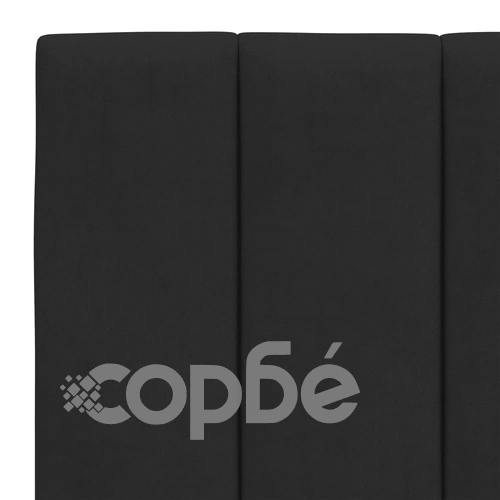 Рамка за легло с LED осветление, черна, 140x200 см, кадифе ➤ топ цена ➤ sorbe.bg