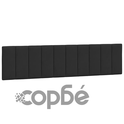 Рамка за легло с LED осветление, черна, 200x200 см, кадифе ➤ топ цена ➤ sorbe.bg