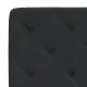 Рамка за легло с LED осветление, черна, 180x200 см, кадифе
