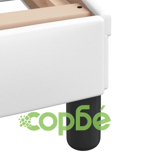 Рамка за легло с LED осветление бяла 100x200 см изкуствена кожа ➤ топ цена ➤ sorbe.bg