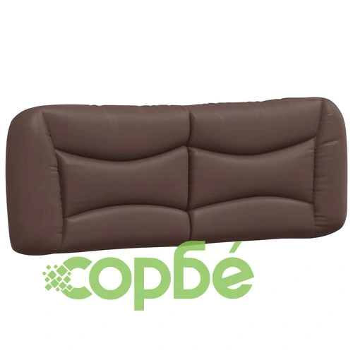 Рамка за легло LED осветление кафява 140x190 см изкуствена кожа ➤ топ цена ➤ sorbe.bg