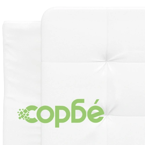 Рамка за легло с LED осветление бяла 100x200 см изкуствена кожа ➤ топ цена ➤ sorbe.bg