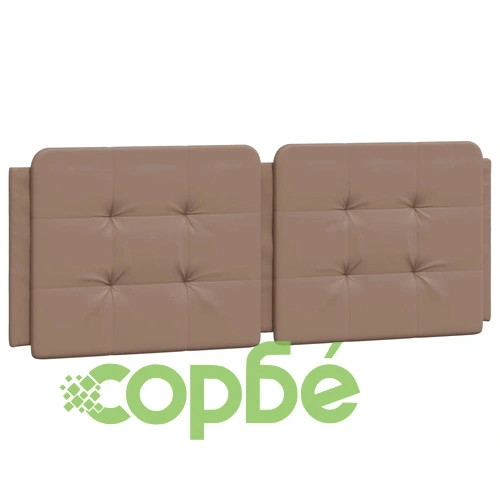 Рамка за легло с LED осветление, капучино, 120x200 см, еко кожа ➤ топ цена ➤ sorbe.bg