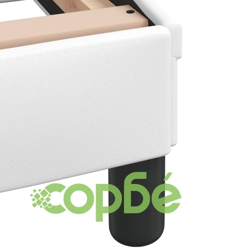 Рамка за легло с LED осветление бяла 140x190 см изкуствена кожа ➤ топ цена ➤ sorbe.bg