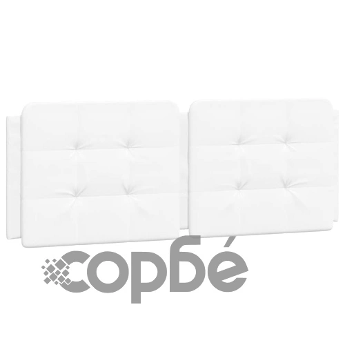 Рамка за легло с LED осветление бяла 140x190 см изкуствена кожа ➤ топ цена ➤ sorbe.bg