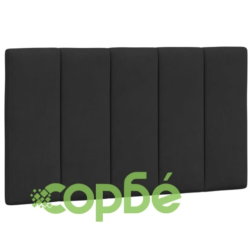 Рамка за легло с LED осветление, черна, 90x190 см, кадифе ➤ топ цена ➤ sorbe.bg