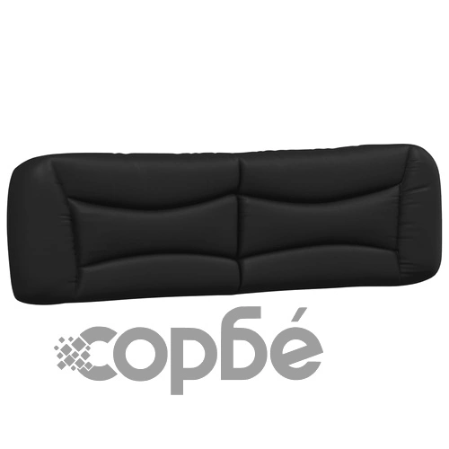 Рамка за легло с LED осветление черно-бяла 180x200 см еко кожа ➤ топ цена ➤ sorbe.bg