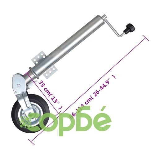 Крик за ремарке 60 мм с 2 опорни тръби и 2 скоби ➤ топ цена ➤ sorbe.bg