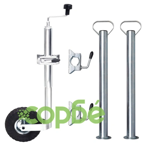 Опорно колело 48 мм с 2 опорни тръби и 3 сплит скоби ➤ топ цена ➤ sorbe.bg