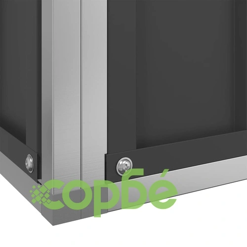 Волиера с удължение сребриста 623x203x216 см стомана ➤ топ цена ➤ sorbe.bg