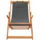 Сгъваеми плажни столове, 2 бр, сиви, текстил