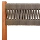 Сгъваеми градински столове, 6 бр, сиви, акация масив